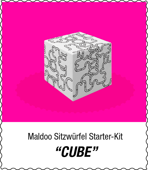 Maldoo Sitzwürfel Starter-Kit "Cube" 